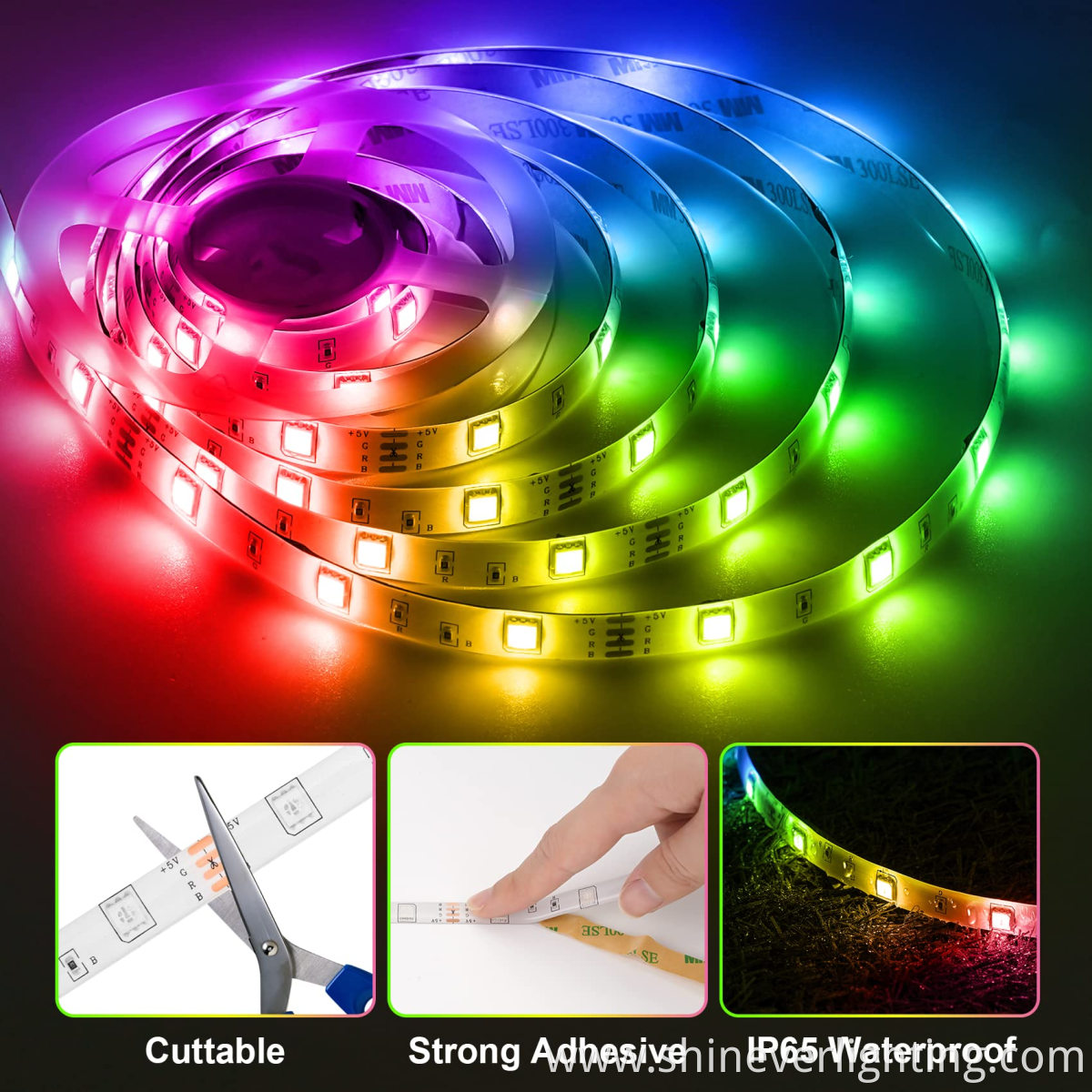 color changing led strip